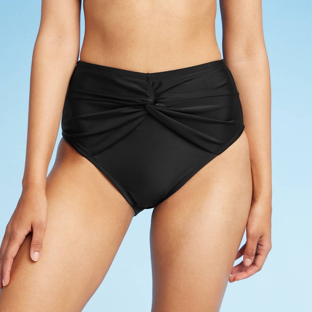 2/$20 * Black High Rise Twist Swim Bottom*Sz XS*